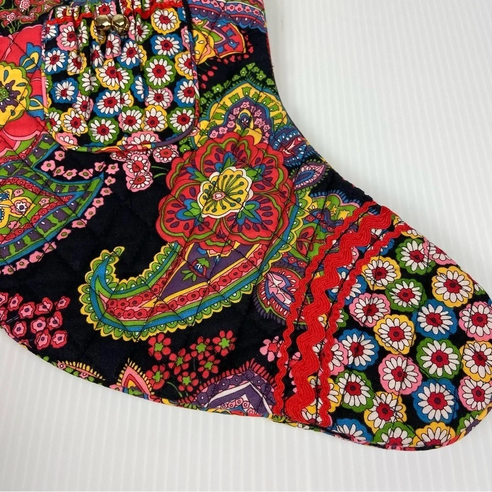 Vera Bradley Symphony in Hue Christmas Stocking – Retired Print